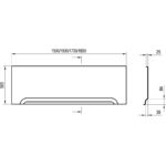 Panel A čelný U 180 snehobiely