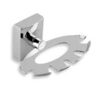 Držiak zubných kefiek a pasty, chróm