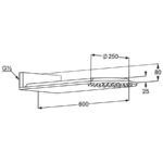 A-QA Hlavová sprcha DN 15