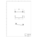 Držiak uterákov 300 mm METALIA 12, chróm