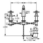 ADLON umývadlová batéria DN 15