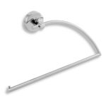 Polkruhový držiak uterákov METALIA 11, chróm