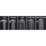 Sprchová ružica guľatá 5 funkcií