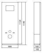 Kryt inštalačného modulu Technic GT pre WC, Nova Pro, šedý brest, 88443000