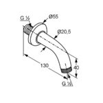 A-QA sprchové rameno