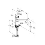 OBJEKTA drezová jednopáková batéria DN 15