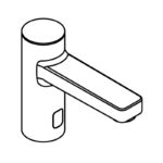 Kludi ZENTA E elektronický stojančekový ventil 9V, DN 15, chróm