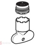 Perlátor Geberit Bambini pre umývadlovú armatúru: Prietok=5.7l/min, Model=Otočné