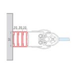 Nastavovací profil TOWER V 2000mm Brillant