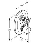 ADLON podomietkový termostat