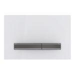 Ovládacie tlačidlo Geberit Sigma50, pre dvojité splach., čierny chróm, biela