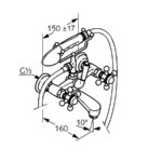 ADLON vaňová a sprchová batéria DN 15