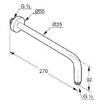 A-QA sprchové rameno