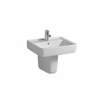 Umývadlo Renova  Nr. 1 Plan s prepadom, s otvorom pre batériu 55 x 44 cm, 222255000