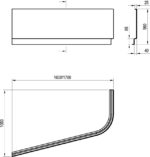 Panel A CHROME 170x105 L snowwhite