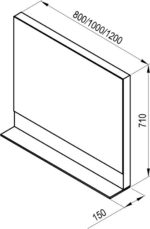 Zrkadlo Formy 1200 orech