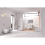 Bidet Uni Chrome závesný biely