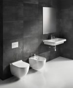 Bidet Uni Chrome závesný biely