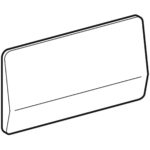 Krycia doska Geberit Twinline, priskrutkovateľná: Brúsené