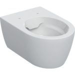 Závesné WC s hlbokým splachovaním Geberit iCon, uzavretý tvar, Rimfree: T=53cm, biela