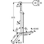 SIRENA CARE bezbariérová sprchová tyč