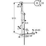 SIRENA CARE bezbariérová sprchová tyč