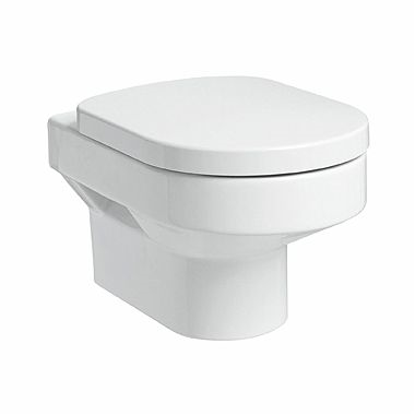 Závesné WC Quattro s hlb. splachovaním, 6l, Reflex biela