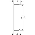 Zrkadlová skrinka Option Basic s osv. a 2 dv., Zástrčka=CEE 7/4, Sieť. zás.=CEE 7/3