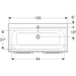 Súprava nábyt. umýv. Selnova Square, so skrinkou pod umýv., orech hickory / Melamín