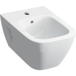 Závesný bidet Geberit Selnova Square, čiastočne uzavretý tvar: T=54cm, biela