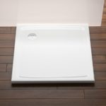 Štvorcová vanička PERSEUS Pro Flat 800x800 mm, biela