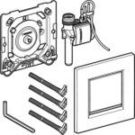 Ovládanie splach. pisoárov Geberit s pneum. spúšťaním splach., pochróm.