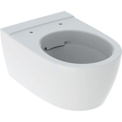 Závesné WC s hlbokým splachovaním Geberit iCon, Rimfree: T=53cm, Biela / KeraTect, 204060600