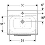 Súprava nábyt. umýv. Selnova Square, so skrinkou pod umýv., orech hickory / Melamín