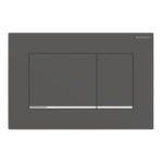 Ovládacie tlačidlo Geberit Sigma30, pre dvojité splach.: čierne matné, easy-to-clean