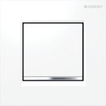 Ovládanie splach. pisoárov Geberit s pneum. spúšťaním splach., biele, pochróm.