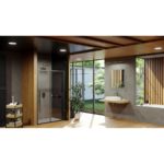 Sprchovací kút Blix Slim BLSDP2-100 LESK+TRANSPARENT