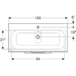Súprava nábyt. umýv. Selnova Square, so skrinkou pod umýv., orech hickory / Melamín