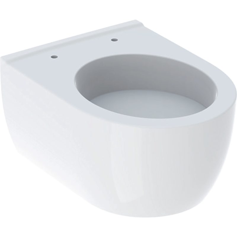 Závesné WC s hlbokým splachovaním Geberit iCon, uzavretý tvar: T=49cm, Biela, 204030000