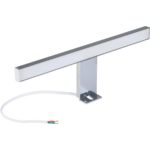 Svietidlo Geberit pre zrkadlovú skrinku: Chrómový vzhľad