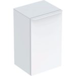 Bočná skrinka Geberit Smyle Square s 1 dvierkami, biele/lesk, biela/matná, 500.360.00.1