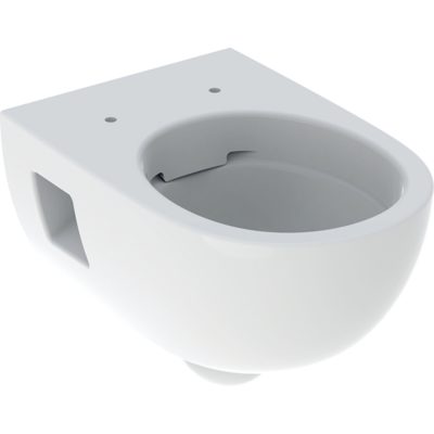 Závesné WC s hlb. splach. Selnova, čiastočne uzavretý tvar,Rimfree: T=53cm, Biela, 501.545.01.1