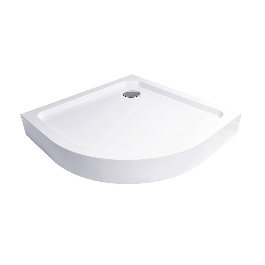 Sprchová vanička R550, 90x90x14 cm, SMC, biela, vrátane nožičiek a sifónu Sprchová vanička R550, 90x90x14 cm, SMC, biela, vrátane nožičiek a sifónu