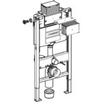 Prvok Geberit Duofix pre závesné WC, 98 cm, s nádržkou Omega 12 cm