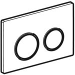 Ovládacie tlačidlo Geberit Omega20, pre dvojité splach.: pochróm.