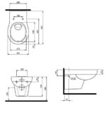 Závesné WC Kolo VARIUS 6L