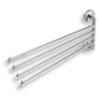 Štvorramenný držiak uterákov METALIA 11, chróm