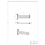 Štvorramenný držiak uterákov METALIA 11, chróm