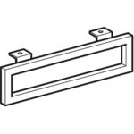Držiak na uteráky Geberit Preciosa II, pre Umývadlo: L=48.5cm, Pochrómované