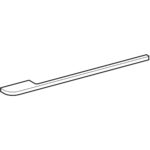 Držiak na uteráky Geberit pre kúpeľňový nábytok, zaoblený: L=40cm